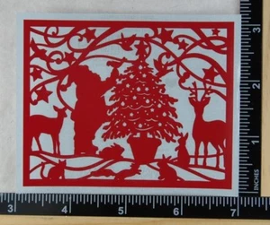 Mrs Grossman OH CHRISTMAS TREE Stockrs LASERCUT 1/2 BLATT *** FEHLDRUCK - Bild 1 von 1