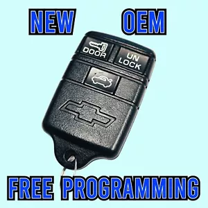 NEW OEM Chevy Key Fob Transmitter ABO0104T - Remote Keyless Entry, Genuine GM - Picture 1 of 5