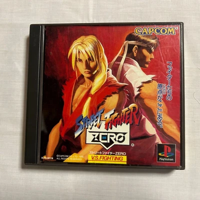 Street Fighter Zero PS1 CAPCOM Sony Playstation 1 JAPAN - Image 1 of 4