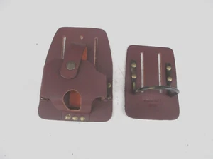 Portautensili in pelle Saddlemate nastro misuratore e martello nuovo stato - Foto 1 di 4