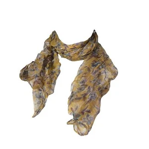 Putumayo Rayon Floral Scarf Yellow - Picture 1 of 11