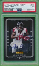 2011 Panini BLACK FRIDAY ROOKIES #RC8 Julio Jones RC ROOKIE AUTO PSA 7 NM #2/5!