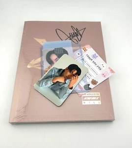 NEW Ateez Official Jongho Signed album The World Ep. Fin Will (SEALED) W/ PICS - Picture 1 of 5