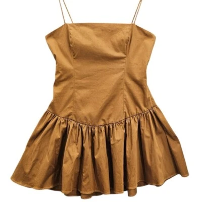 Mini Vestido Anthropologie Para Mujer XL Cintura Caída Atado Atrás Nuevo Con Etiquetas Foto 1 de 4