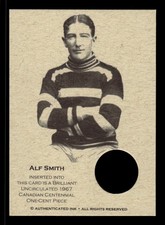 #L044 ALF SMITH Oddball Hockey 1967 Coin Card FREE SHIPPING