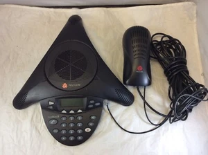 Polycom SoundStation 2 Expandable Conference Speaker Phone 2200-16200-001 Power - Picture 1 of 4