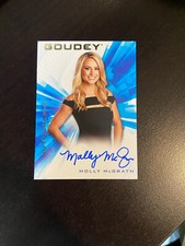 2021 Goodwin Champions Molly McGrath Auto GOUDEY Sportscaster Upper Deck