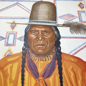 Blackfeet Pecunnie 1940s print Reiss Brave Night Shoots - Picture 1 of 14