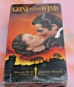 Gone with the Wind Clark Gable Vivian Leigh Set of 2 VHS, New/Factory Sealed  - Imagen 1 de 4