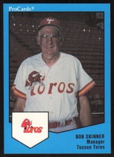 1989 ProCards Triple A   Bob Skinner #203 Tucson Toros