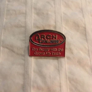 1996 McDonald's Collectors Arch Deluxe Crew Pin Burger with the grown up taste - Picture 1 of 4
