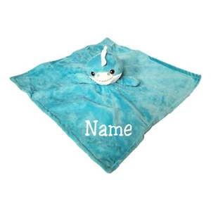 Dinosaur Personalized Baby Blanket Lovey with Custom Embroidered Name - Picture 1 of 8