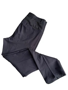 "Pantalones de lana ligeros para hombre Emporio Armani 48/W32"" azul marino de viaje elegantes ajustados" - Imagen 1 de 10