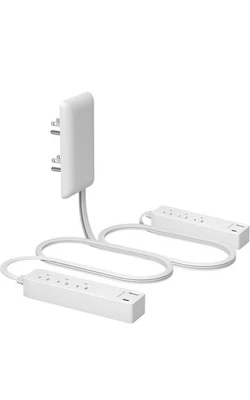 Outlet Extender with 3 Receptacles, 2 Power Strip with USB Type-A and Type-C ... - Image 1 of 4