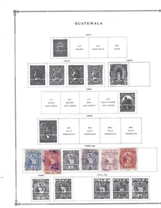 Silk's Stamps - Guatemala Collection (1871-1958 + BOB) Scott International Album - Picture 1 of 11