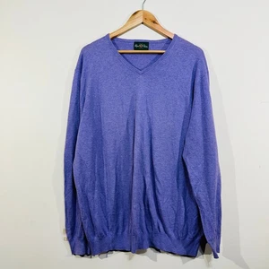 Alan Paine Silk Cashmere Cardigan Jumper Purple XL Knit UK 48" EUR 56 - Bild 1 von 23
