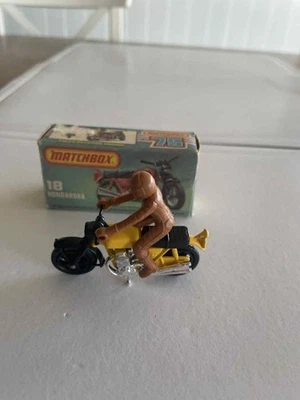 MATCHBOX SUPERFAST MB18 YR1977 HONDARORA & RIDER NEAR MINT IN THE ORIGINAL BOX - Image 1 of 4