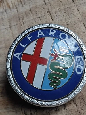 Badge Logo Alfa Roméo vintage no fiat lancia maserati - Imagen 1 de 4