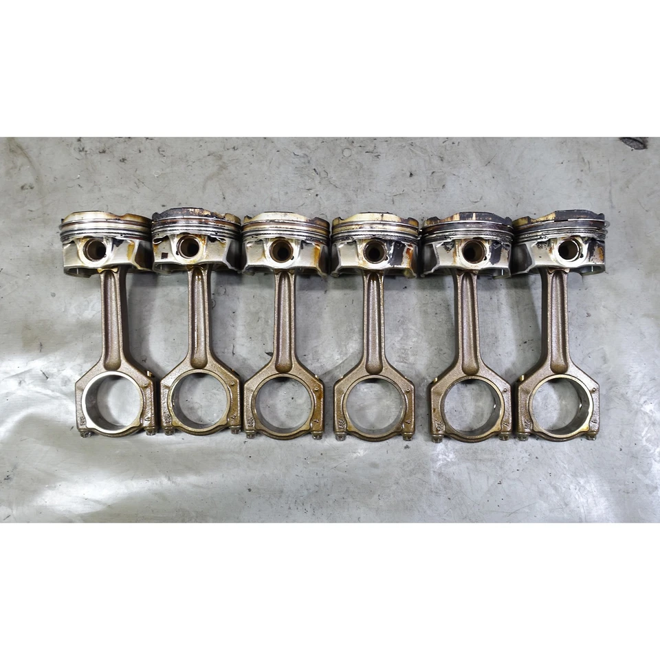 2011-2017 BMW F30 335i F10 535i N55 6-Cyl Piston and Connecting Rod Set of 6 OEM - Imagem 1 de 4