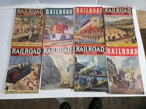 Rivista Ferroviaria anni 40 50 RR Treno Ferrovia Lotto di 8 - Foto 1 di 12