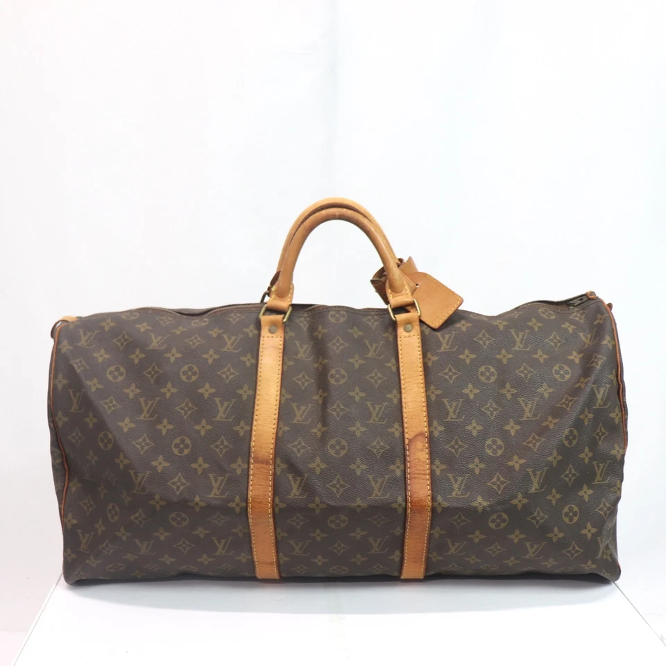 Bolso Louis Vuitton Monograma Keepall 60 Boston Marrón M41422 De Japón 010 6344476 Foto 1 de 4