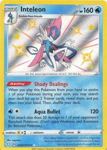 Pokemon - Inteleon #SV027/SV122 - Shining Fates: Shiny Vault Holo - Picture 1 of 2