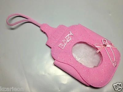 12 Piezas Bolsas Tejidas Baby Shower Rosa y Azul "It's a Girl" "It's a Boy" Favor Foto 1 de 3