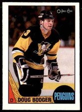 1987-88 O-Pee-Chee Doug Bodger / Pittsburgh Penguins #125