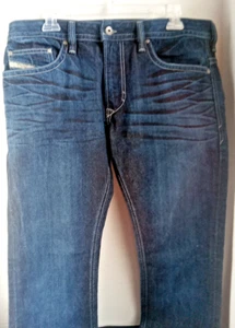 Diesel Industry Jeans Mens 32w x 32L Blue Dark Wash ORZ32 Thavar Slim Skinny - Picture 1 of 13