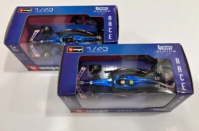 BURAGO 1/43 2023 Alpine A523 ~ Estebon Ocon & Pierre Gasley Foto 1 de 4