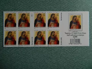 US3879 3879a MADONNA & CHILD - Booklet Pane of 20 MNH FREE SHIPPING (F) - Picture 1 of 2
