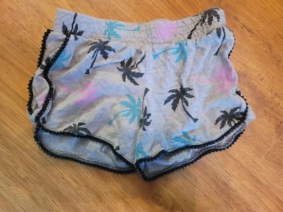 Pantalones cortos de algodón gris Justice para niñas talla 6/7 Foto 1 de 2