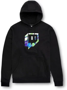 Twitch Graphic Hoodie Sweatshirt - Black Glitch 2XL - Picture 1 of 5