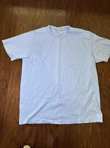 SPORTY AND RICH Blue Cotton-Jersey T-shirt size L - Picture 1 of 13