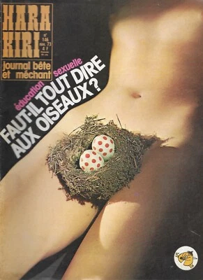1973 Hara Kiri No. 146 Rare French Satire Magazine - Image 1 of 2