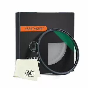 K&F Concept Circular Polarizer Lens Filter CPL slim 58mm Canon EF 85mm f/1.8 USM - Picture 1 of 7