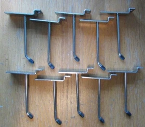 X10 GANCI BRACCIO A PERNO DA PARETE 4" LAMELLA ESPOSITORE VENDITA AL DETTAGLIO ALLESTIMENTI NEGOZIO - Foto 1 di 2