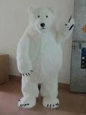 Navidad Oso Polar Mascotas Disfraz Vestido Fiesta Halloween Trajes Adulto Foto 1 de 3