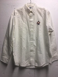 Camisa Clásica Looney Tunes Tasmanian Devil Para Hombres Mediana Manga Larga Blanca Nueva - Imagen 1 de 11