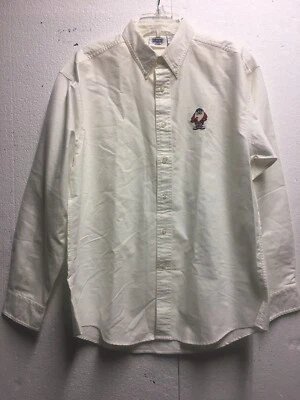 Classic Looney Tunes Tasmanian Devil Mens Medium Long Sleeve Shirt White New - Image 1 of 4