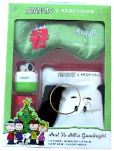 Snoopy Peanuts Profusion Lippenpeeling & Balsam Augenmaske Tasche Beutel Kosmetik Set - Bild 1 von 3