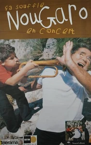 Affiche De Concert Originale De Nougaro" SA SOUFFLE". 118cm×78cm - Imagen 1 de 10