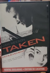 Taken (DVD, 2008, Rental Exclusive, Canadian Bilingual) VERY GOOD, Liam Neeson - Picture 1 of 3