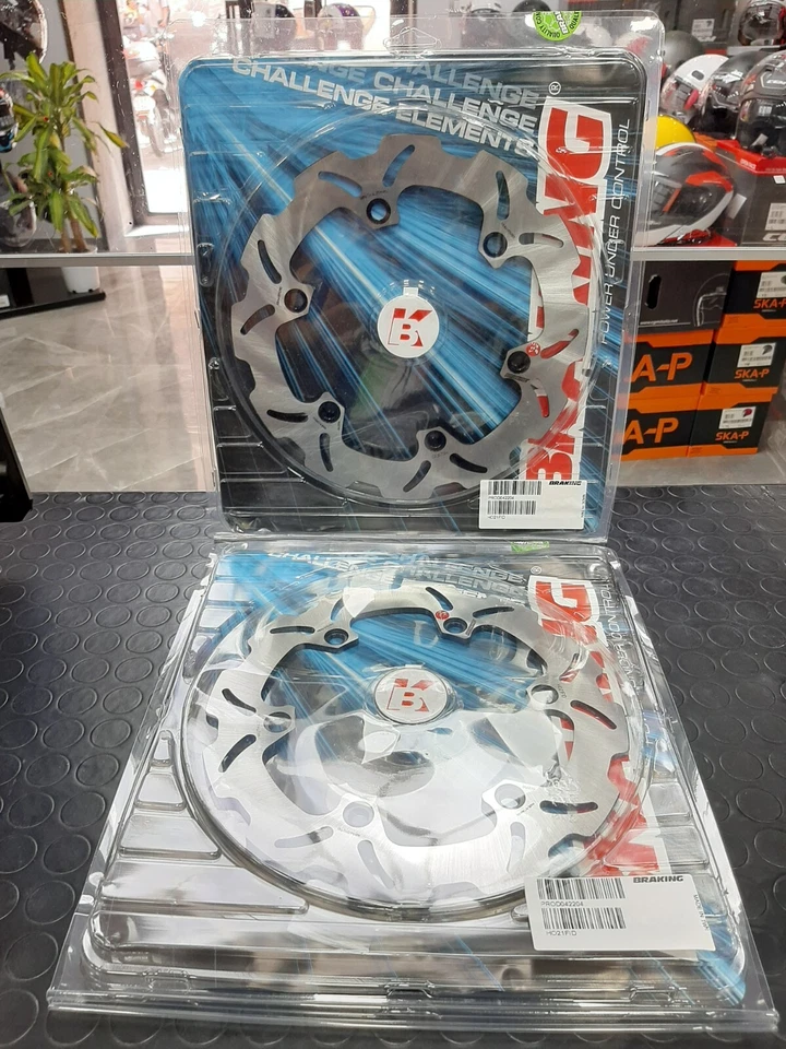 Dischi Freno Anteriore e Posteriore Braking per Honda SH 300 2008 - Immagine 1 di 1