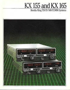 Avionics Brochure - Bendix King KX 155 165 TSO'D NAV/COM 1991 - Aircraft (B692) - Picture 1 of 1