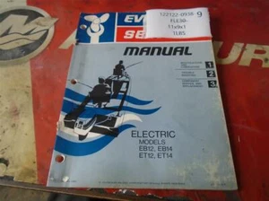 5086 Service Manual 1975 Evinrude Electric Models - Picture 1 of 11