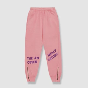 $132 The Animals Observatory Girl's Pink Animal Panther Pants Size 12/152 - Picture 1 of 5