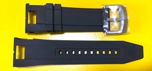 New Invicta Coalition Forces 0671 Black Silicone 30 MM Watch Band - Picture 1 of 2