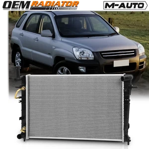 13074 Aluminum Radiator OE Replacement fit 2005-2010 Tucson/Sportage 2.0L 4WD - Picture 1 of 10