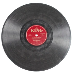 King 929-AA Bailes Brothers Building On The Sand / He'll Strike You Down 78 RPM - Imagen 1 de 6